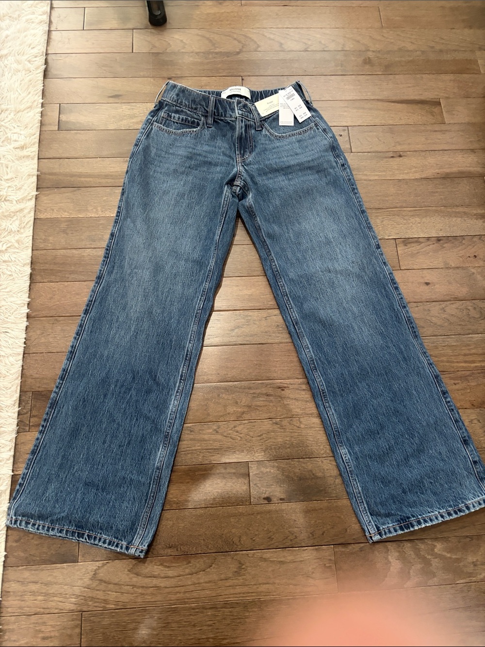 Womens hollister size xs Blue Wide-Leg Jeans